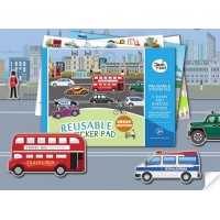 Joan Miro - Reusable Sticker Pad (Urban Transport)